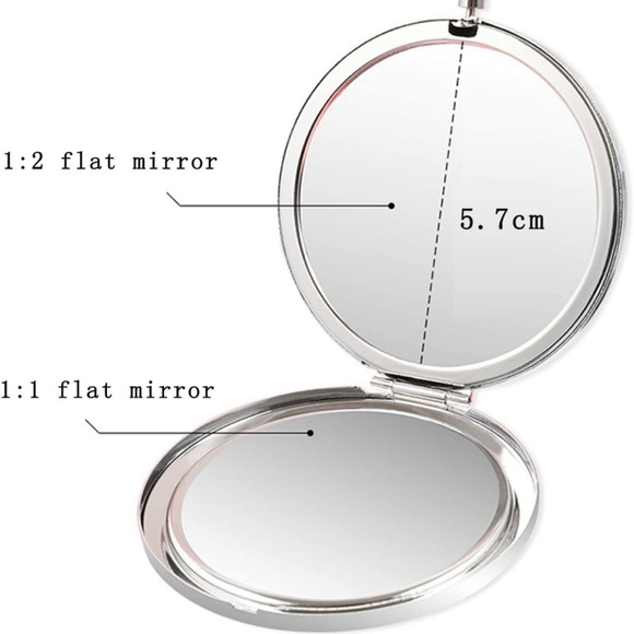 Bridesmaid Gifts - Set of 7 Pocket Mirrors - Picture 3 of 9